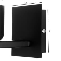 Бра «Человечек» E27 40 Вт черный 11×20×17 см