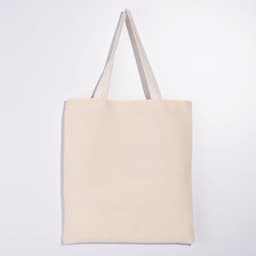 Шопер однотонный, 35×0.5×40 см, двунитка, бежевый