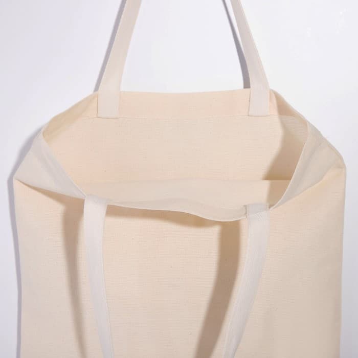 Шопер однотонный, 35×0.5×40 см, двунитка, бежевый