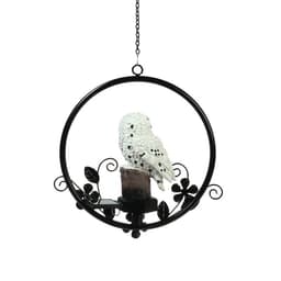 Садовый светильник «Полярная сова», уличный, на солнечной батарее, 27 см, 1 LED, свечение тёплое белое