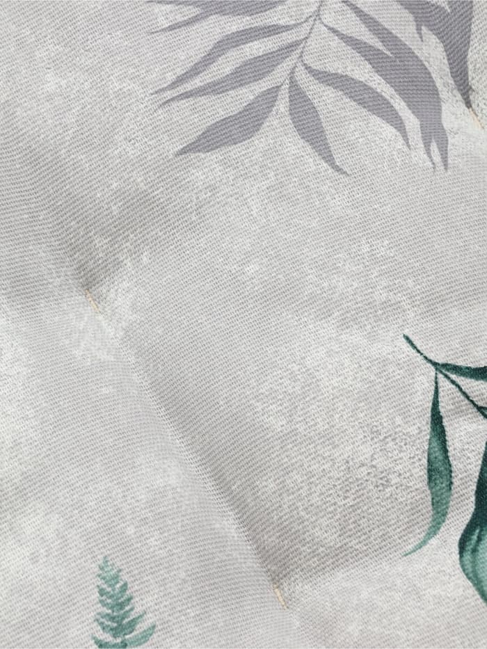 Подушка на стул «Доляна» Tropics, 42×42×7 см, серая