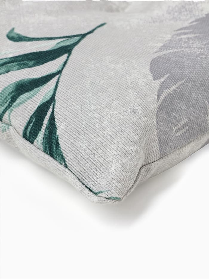 Подушка на стул «Доляна» Tropics, 42×42×7 см, серая