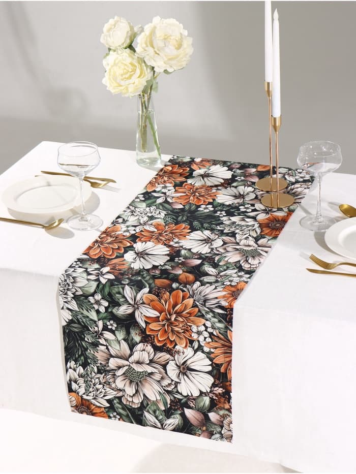 Дорожка на стол «Этель» Meadow flower, 40×146 см, 100% хлопок, саржа 190 г/м²