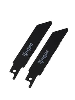 Полотна по металлу для сабельной пилы ТУНДРА, Bimetal, 75/100×1.4 мм, 2 шт.
