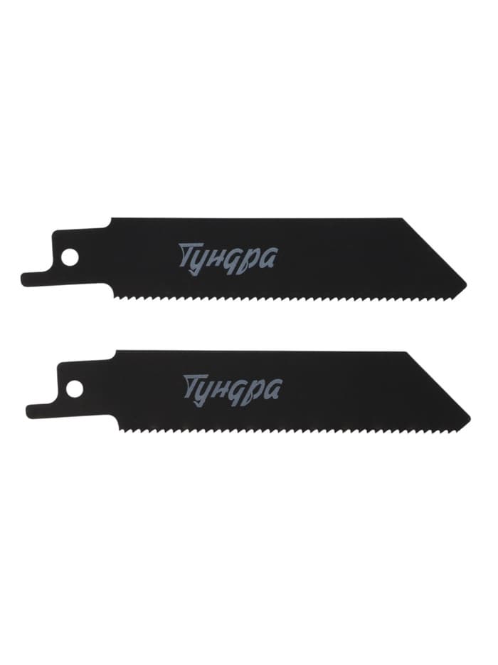 Полотна по металлу для сабельной пилы ТУНДРА, Bimetal, 75/100×1.4 мм, 2 шт.