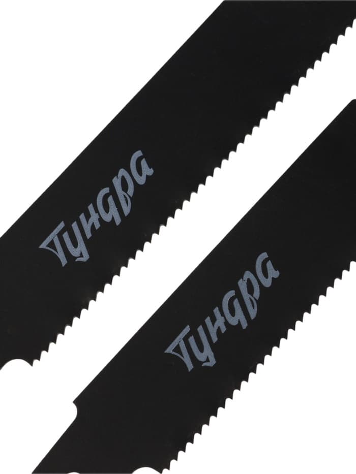 Полотна по металлу для сабельной пилы ТУНДРА, Bimetal, 75/100×1.4 мм, 2 шт.