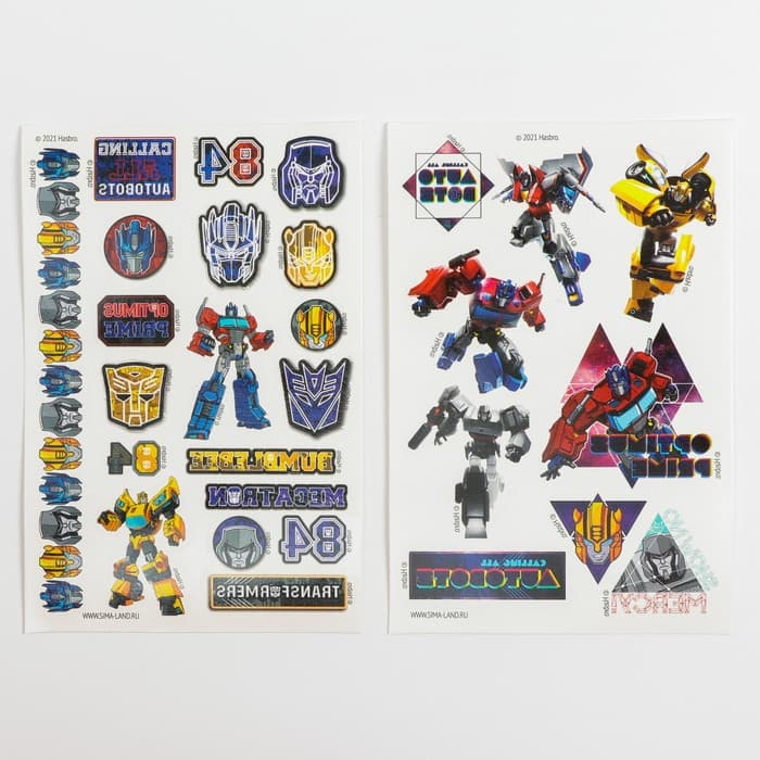 Татуировки детские переводные «Трансформеры»