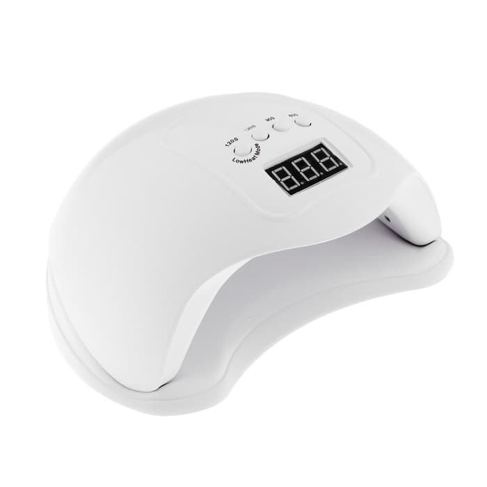 Лампа для маникюра Luazon LUF-01, UV/LED, 24 диода, 48 Вт, таймер, USB, белая