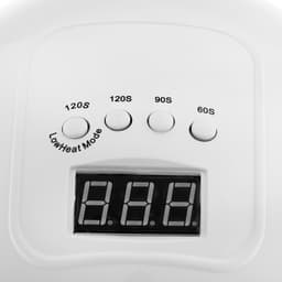 Лампа для маникюра Luazon LUF-01, UV/LED, 24 диода, 48 Вт, таймер, USB, белая