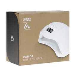Лампа для маникюра Luazon LUF-01, UV/LED, 24 диода, 48 Вт, таймер, USB, белая