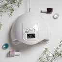 Лампа для маникюра Luazon LUF-01, UV/LED, 24 диода, 48 Вт, таймер, USB, белая
