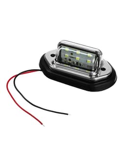 Плафон подсветки номера TORSO, 12-24 В, 65×28×12 мм, провод 18 см