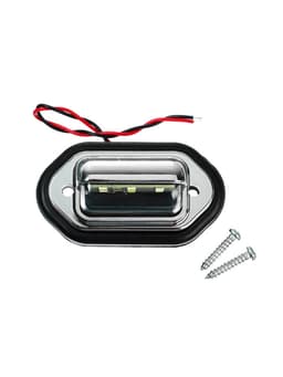 Плафон подсветки номера TORSO, 12-24 В, 65×28×12 мм, провод 18 см