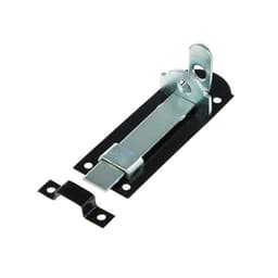 Задвижка дверная плоская 10 см, 2 мм, оцинков/крашеная