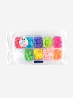 Набор маркеров для петель, 2 см, 120 шт., в контейнере, 12.7×6.5×2.1 см, разноцветный