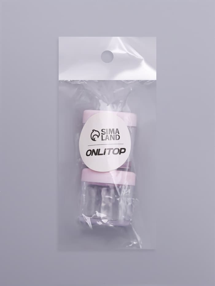 Баночки для хранения, 17 мл, с лопаткой, набор 3 шт., МИКС