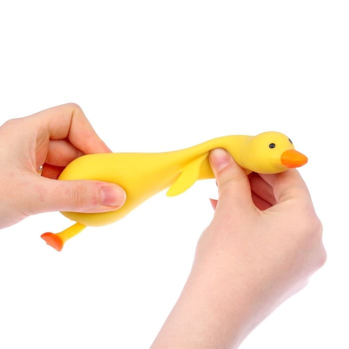 Мялка антистресс тянучка Funny toys «Гусь», с песком, в шоубоксе, МИКС