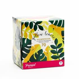 Салфетки «Premial» косметические 2-слойные в коробке Нон стоп, 70 шт. МИКС
