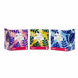 Салфетки «Premial» косметические 2-слойные в коробке Нон стоп, 70 шт. МИКС