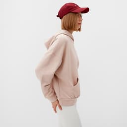 Худи женское MINAKU: Casual Collection, бежевое, размер 50-52