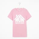 Футболка женская KAFTAN Mom, размер 40-42, розовая