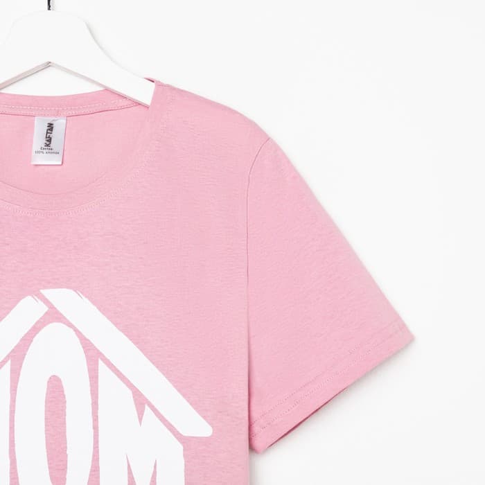 Футболка женская KAFTAN Mom, размер 40-42, розовая