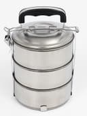 Ланч бокс TAKE IT EASY «Альструп», 2.1 л, 3 уровня, нержавеющая сталь, серебристый