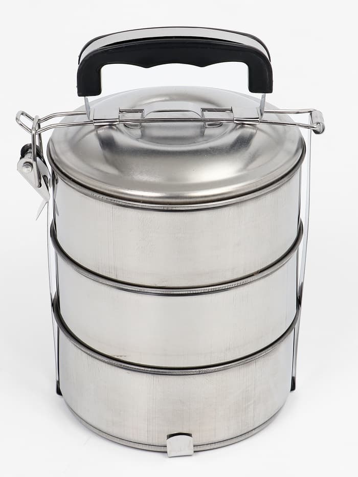 Ланч бокс TAKE IT EASY «Альструп», 2.1 л, 3 уровня, нержавеющая сталь, серебристый