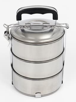 Ланч бокс TAKE IT EASY «Альструп», 2.1 л, 3 уровня, нержавеющая сталь, серебристый