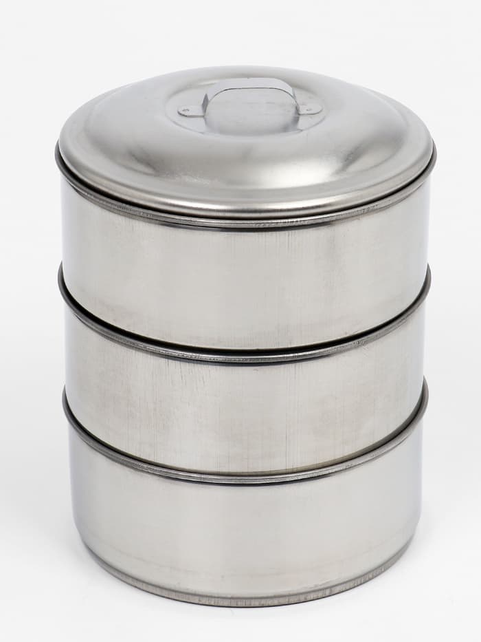 Ланч бокс TAKE IT EASY «Альструп», 2.1 л, 3 уровня, нержавеющая сталь, серебристый