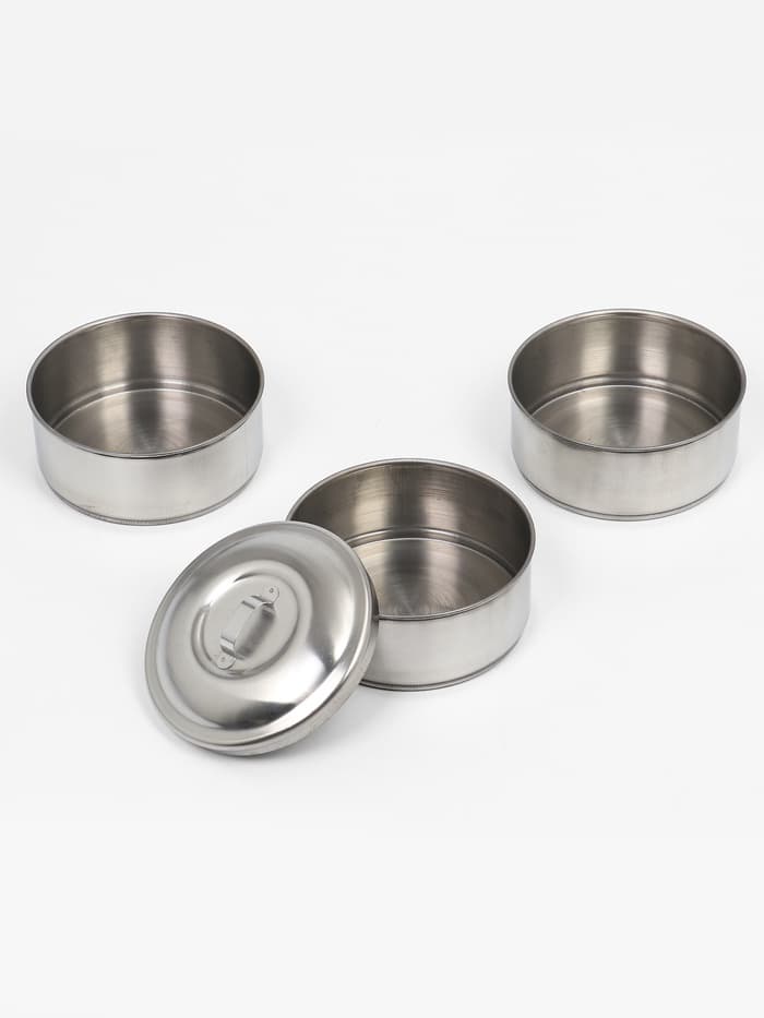 Ланч бокс TAKE IT EASY «Альструп», 2.1 л, 3 уровня, нержавеющая сталь, серебристый