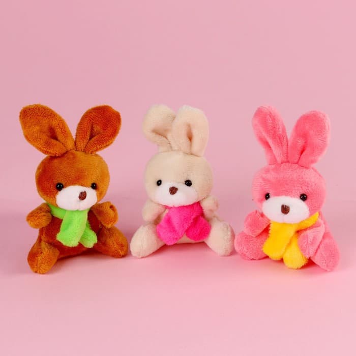 Мягкая игрушка Milo toys «Моей половинке», зайчик, МИКС, в шоубоксе