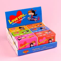 Мягкая игрушка Milo toys «Моей половинке», зайчик, МИКС, в шоубоксе