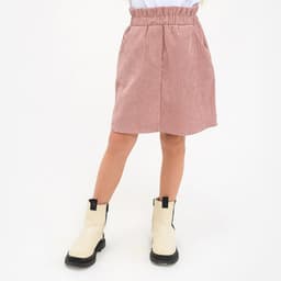 Юбка детская KAFTAN Velvet, размер 36 (134-140 см), пыльно-розовая