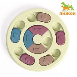 Интеллектуальная игрушка для животных, 14×3 с, для лакомств, зелёная