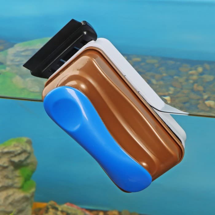 Магнитный скребок HX-02 S, 9×4×5.5 см, плавающий, с лезвием