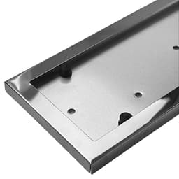 Держатель номера, набор 2 шт., металл, хром