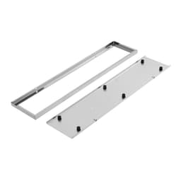 Держатель номера, набор 2 шт., металл, хром