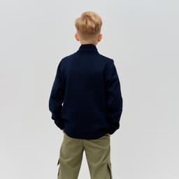 Кардиган для мальчика на молнии MINAKU: Casual Collection, тёмно-синий, рост 98 см