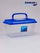 Переноска прямоугольная, 26.5×16.5×17 см, голубой