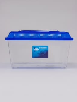 Переноска прямоугольная, 26.5×16.5×17 см, голубой