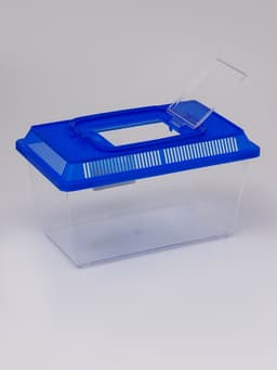 Переноска прямоугольная, 26.5×16.5×17 см, голубой