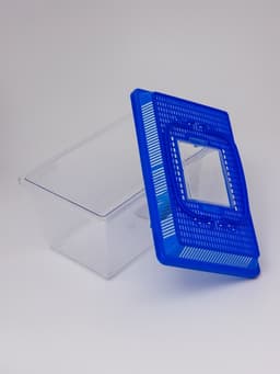 Переноска прямоугольная, 26.5×16.5×17 см, голубой