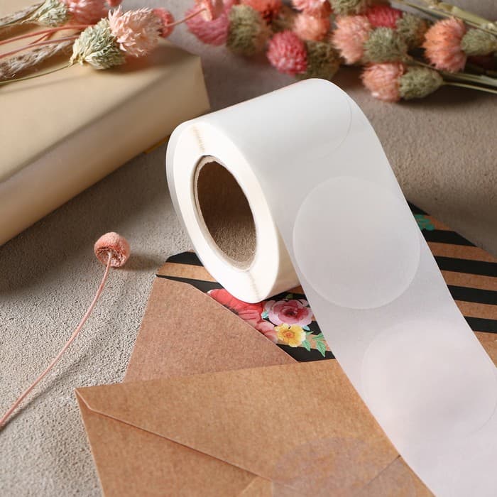 Наклейка прозрачная 5×5 см,300 шт.