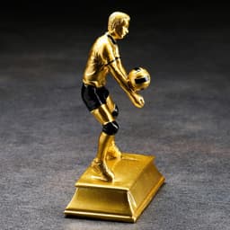 Кубок наградной с фигуркой «Волейбол: лучший игрок», 15×9×8 см