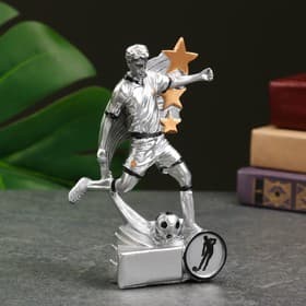 Кубок наградной с фигуркой «Футбол: лучший игрок», 15×4×11 см