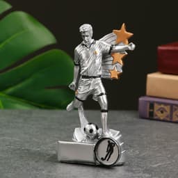 Кубок наградной с фигуркой «Футбол: лучший игрок», 15×4×11 см