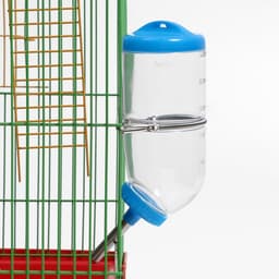 Поилка для грызунов, 500 мл, 20.5×5 см, голубая