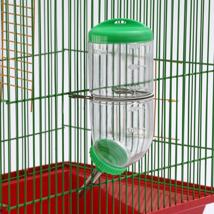 Поилка для грызунов, 500 мл, 20.5×5 см, зелёная