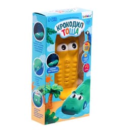 Музыкальная игрушка ZABIAKA «Крокодил Тоша», световые и звуковые эффекты, жёлтая